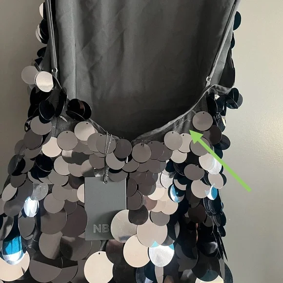 NBD Portra Mini Dress in Black Size Small NEW! New with tags!